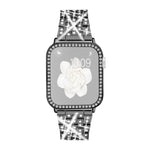 سوار ساعة معدني مجوهرات ماسية متلألئة من xDfind مع غطاء، لسلسلة Apple Watch 10 مقاس 46مم، لسلسلة Apple Watch 10 مقاس 42مم، لسلسلة Apple Watch مقاس 44مم، لسلسلة Apple Watch مقاس 40مم، لـ Apple Watch Ultra 2 / 1 مقاس 49مم، لسلسلة Apple Watch مقاس 45مم