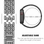 سوار ساعة معدني مجوهرات ماسية متلألئة من xDfind مع غطاء، لسلسلة Apple Watch 10 مقاس 46مم، لسلسلة Apple Watch 10 مقاس 42مم، لسلسلة Apple Watch مقاس 44مم، لسلسلة Apple Watch مقاس 40مم، لـ Apple Watch Ultra 2 / 1 مقاس 49مم، لسلسلة Apple Watch مقاس 45مم