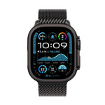 Umbrella Buckle Milanese Stainless Steel Watch Band with 3D Curved Film, For Apple Watch Series 10 46mm, For Apple Watch Series 10 42mm, For Apple Watch Series 44mm, For Apple Watch Series 40mm, For Apple Watch Ultra 2 / 1 49mm                         ...