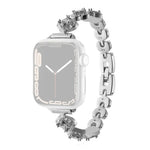 xDfind Four-leaf Clover Diamond Metal Watch Band, For Apple Watch 42 / 44 / 45 / 46 / 49mm, For Apple Watch 38 / 40 / 41 / S10 42mm