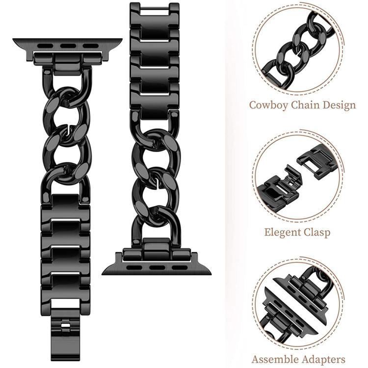 xDfind Double Circle Metal Watch Band, For Apple Watch 42 / 44 / 45 / 46 / 49mm, For Apple Watch 38 / 40 / 41 / S10 42mm