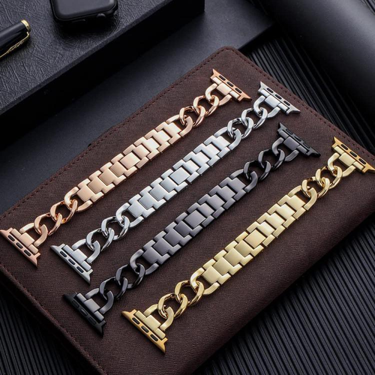 xDfind Double Circle Metal Watch Band, For Apple Watch 42 / 44 / 45 / 46 / 49mm, For Apple Watch 38 / 40 / 41 / S10 42mm