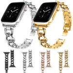 xDfind Double Circle Metal Watch Band, For Apple Watch 42 / 44 / 45 / 46 / 49mm, For Apple Watch 38 / 40 / 41 / S10 42mm