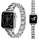 xDfind V-shaped Metal Watch Band, For Apple Watch 42 / 44 / 45 / 46 / 49mm, For Apple Watch 38 / 40 / 41 / S10 42mm