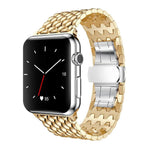 xDfind Dragon Texture Metal Watch Band, For Apple Watch 42 / 44 / 45 / 46 / 49mm, For Apple Watch 38 / 40 / 41 / S10 42mm