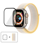 Basic Nylon Loop Watch Band with 3D Curved Film, For Apple Watch Series 40mm, For Apple Watch Ultra 2 / 1 49mm, For Apple Watch Series 45mm