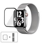 Milanese Stainless Steel Watch Band with 3D Curved Film, For Apple Watch Series 41mm, For Apple Watch Series 38mm, For Apple Watch Series 42mm