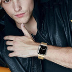 Milanese Stainless Steel Watch Band with 3D Curved Film, For Apple Watch Series 10 46mm, For Apple Watch Series 10 42mm, For Apple Watch Series 44mm