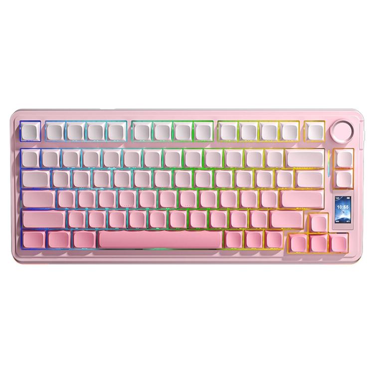 AULA S75 Pro 80 Keys wired/2.4G/Bluetooth Three Model Customizable Gradient Mechanical Keyboard