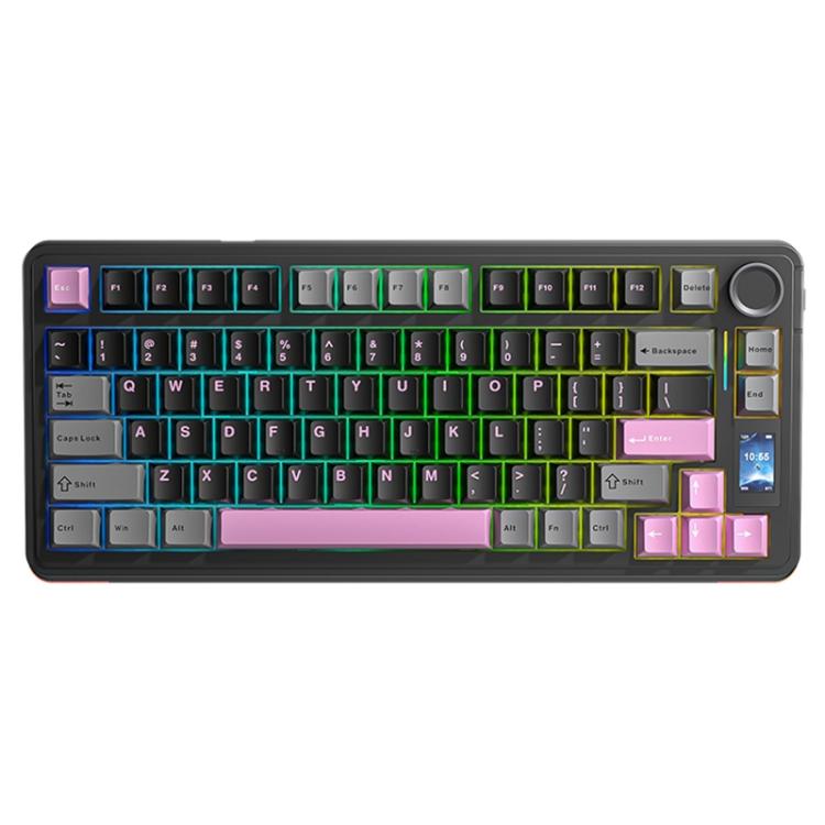 AULA S75 Pro 80 Keys wired/2.4G/Bluetooth Three Model Customizable Gradient Mechanical Keyboard