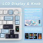 AULA S75 Pro 80 Keys wired/2.4G/Bluetooth Three Model Customizable Gradient Mechanical Keyboard