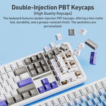 AULA F108 108 Keys Wired/2.4G/Bluetooth Three Model Customizable RGB Gaming Mechanical Keyboard