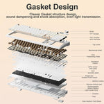 AULA F108 Pro 108 Keys Wired/2.4G/Bluetooth Three Model Customizable RGB Gaming Mechanical Keyboard