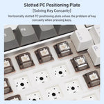 AULA F108 Pro 108 Keys Wired/2.4G/Bluetooth Three Model Customizable RGB Gaming Mechanical Keyboard