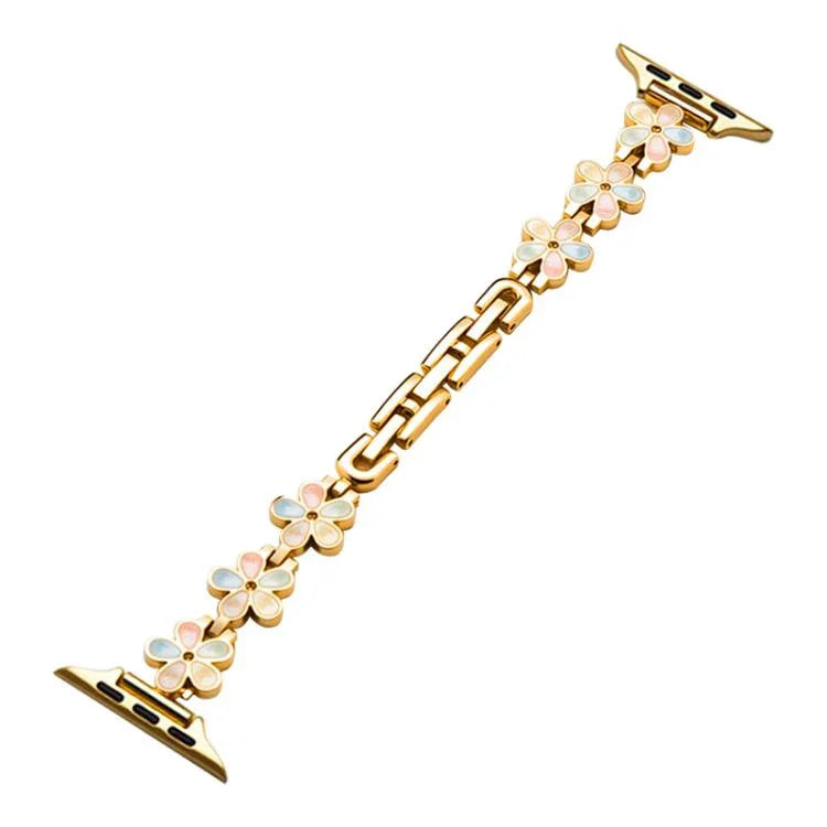 xDfind Sun Petal Metal Watch Band, For Apple Watch 42 / 44 / 45 / 46 / 49mm, For Apple Watch 38 / 40 / 41 / S10 42mm