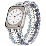 xDfind Arrow Crystal Beaded Metal Watch Band, For Apple Watch 42 / 44 / 45 / 46 / 49mm, For Apple Watch 38 / 40 / 41 / S10 42mm