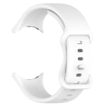 Butterfly Buckle Silicone Watch Band with 3D Curved Film, For Google Pixel Watch 3 45mm, For Google Pixel Watch 3 41mm, For Google Pixel Watch 2, For Google Pixel Watch