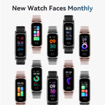 GTL1 0.96 inch TFT Screen Fitness Tracker Smart Wristband Support Heart Rate Monitoring