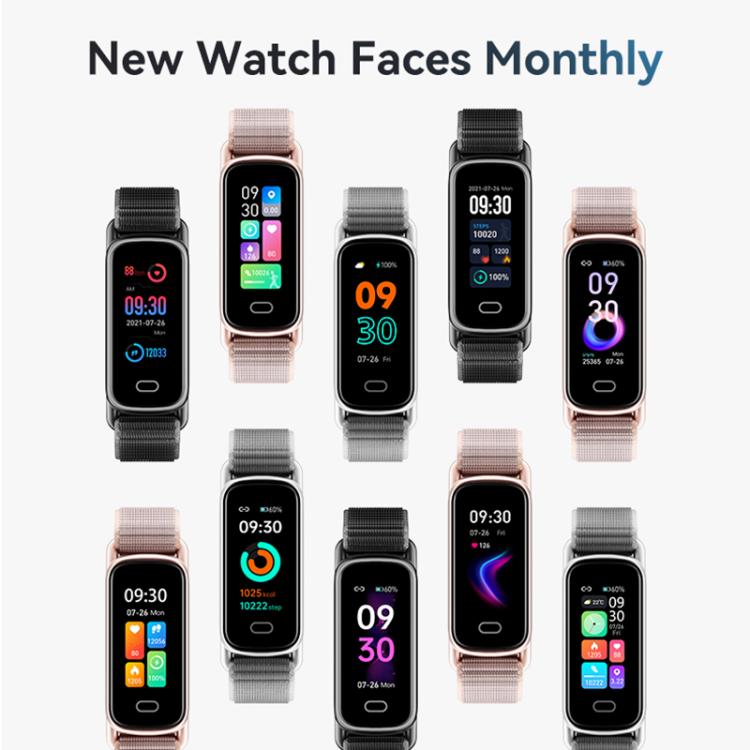 GTL1 0.96 inch TFT Screen Fitness Tracker Smart Wristband Support Heart Rate Monitoring