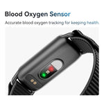 GTL1 0.96 inch TFT Screen Fitness Tracker Smart Wristband Support Heart Rate Monitoring