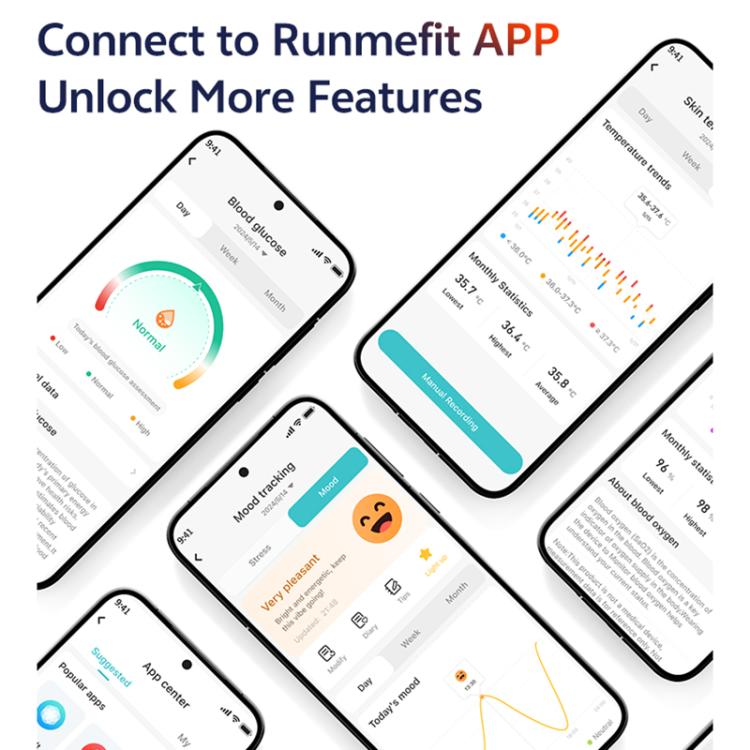 GTR3 1.43 inch AMOLED Screen Fitness Tracker Smart Watch Support Heart Rate Monitoring
