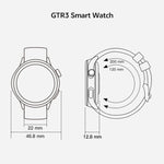GTR3 1.43 inch AMOLED Screen Fitness Tracker Smart Watch Support Heart Rate Monitoring