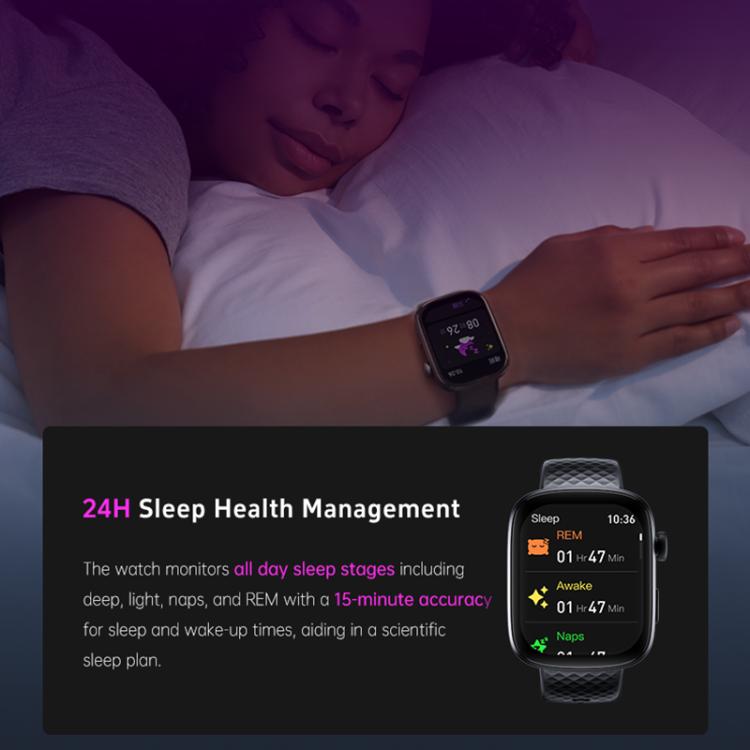 GTS8 1.95 inch AMOLED Screen Fitness Tracker Smart Watch Support Heart Rate Monitoring