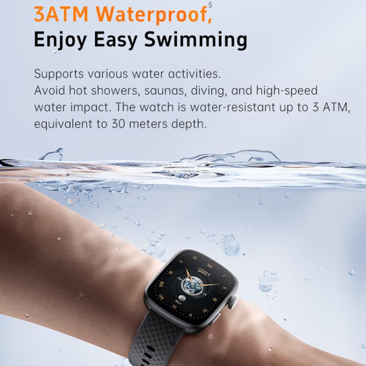 GTS8 1.95 inch AMOLED Screen Fitness Tracker Smart Watch Support Heart Rate Monitoring