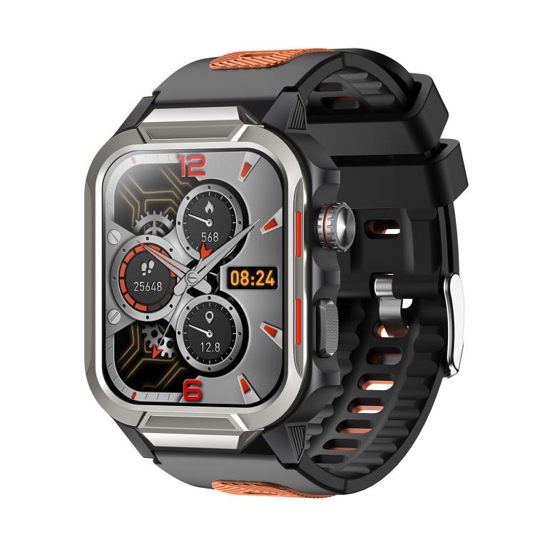 GTS9 1.96 inch TFT Screen Outdoor Rugged Smart Watch 3ATM Waterproof
