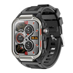 GTS9 1.96 inch TFT Screen Outdoor Rugged Smart Watch 3ATM Waterproof