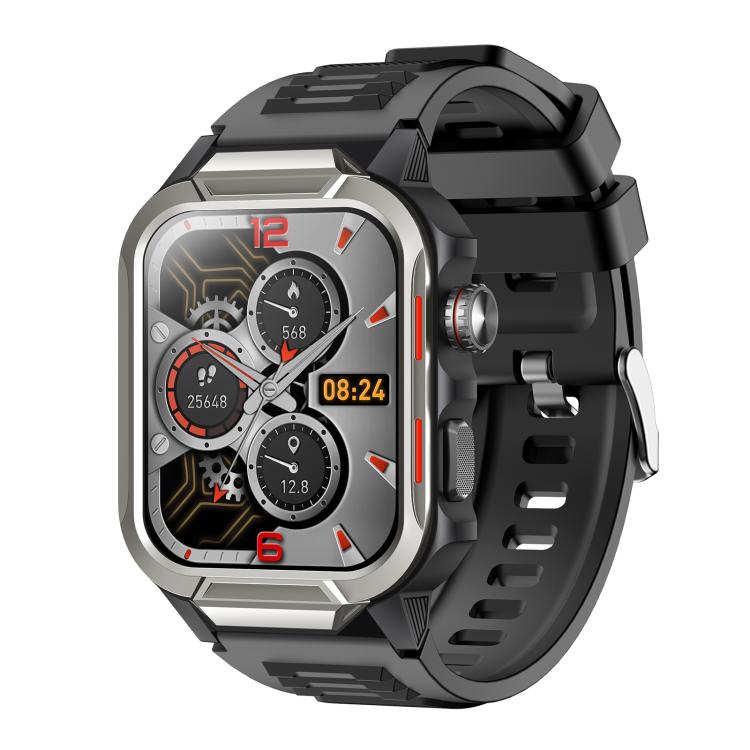 GTS9 1.96 inch TFT Screen Outdoor Rugged Smart Watch 3ATM Waterproof