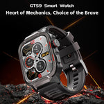 GTS9 1.96 inch TFT Screen Outdoor Rugged Smart Watch 3ATM Waterproof