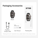 GTS9 1.96 inch TFT Screen Outdoor Rugged Smart Watch 3ATM Waterproof