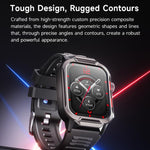 GTS9 1.96 inch TFT Screen Outdoor Rugged Smart Watch 3ATM Waterproof