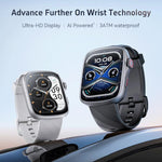 GTS10 1.95 inch AMOLED Screen Fitness Tracker Smart Watch Support Heart Rate Monitoring