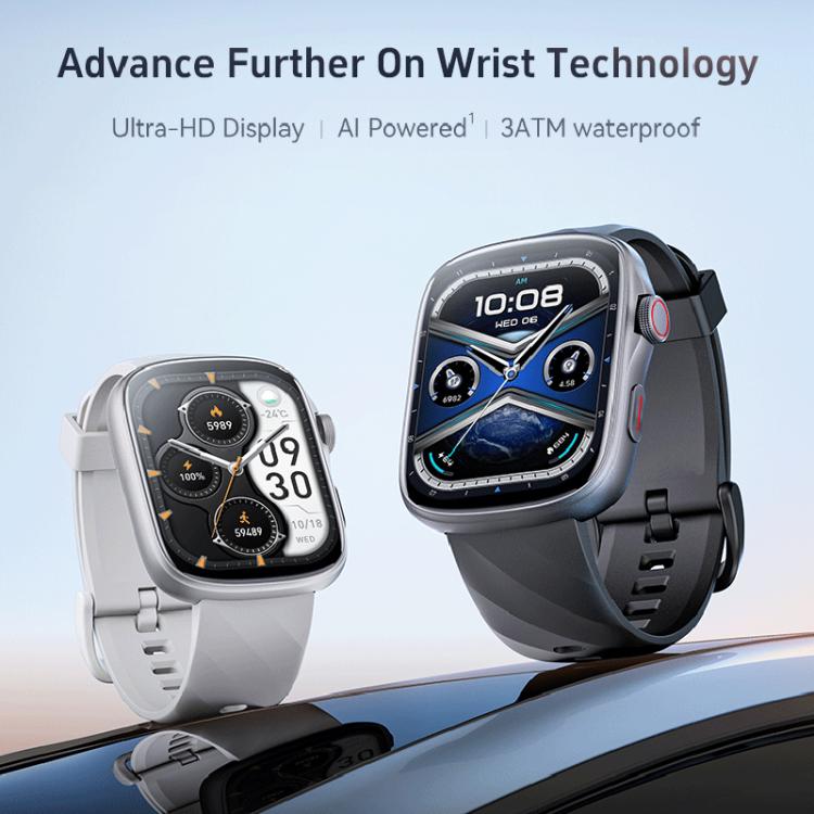 GTS10 1.95 inch AMOLED Screen Fitness Tracker Smart Watch Support Heart Rate Monitoring