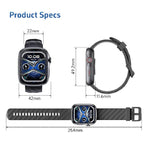 GTS10 1.95 inch AMOLED Screen Fitness Tracker Smart Watch Support Heart Rate Monitoring