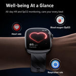 GTS10 1.95 inch AMOLED Screen Fitness Tracker Smart Watch Support Heart Rate Monitoring