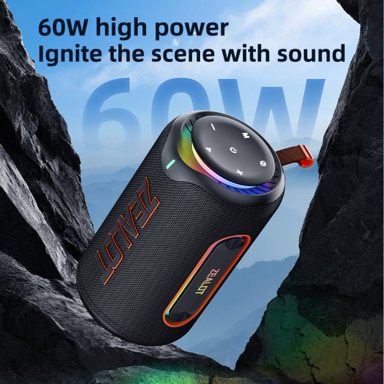 Zealot MP1 60W Portable Outdoor RGB Bluetooth Speaker