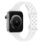 xDfind Butterfly Buckle Braid Silicone Watch Band, For Apple Watch 42 / 44 / 45 / 46 / 49mm, For Apple Watch 38 / 40 / 41 / S10 42mm