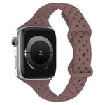 xDfind Butterfly Buckle Braid Silicone Watch Band, For Apple Watch 42 / 44 / 45 / 46 / 49mm, For Apple Watch 38 / 40 / 41 / S10 42mm
