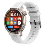 xDfind Black Buckle Silicone Watch Band, For Amazfit Balance