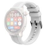 xDfind Black Buckle Silicone Watch Band, For Amazfit Balance