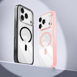 غطاء هاتف هجين من PC وTPU مع MagSafe من سلسلة Mutural Soft Mist، لهواتف iPhone 17 Pro Max، iPhone 17 Pro
