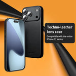 QIALINO Technology Leather MagSafe Phone Case, For iPhone 17 Pro Max, For iPhone 17 Pro, For iPhone 17, For iPhone Air