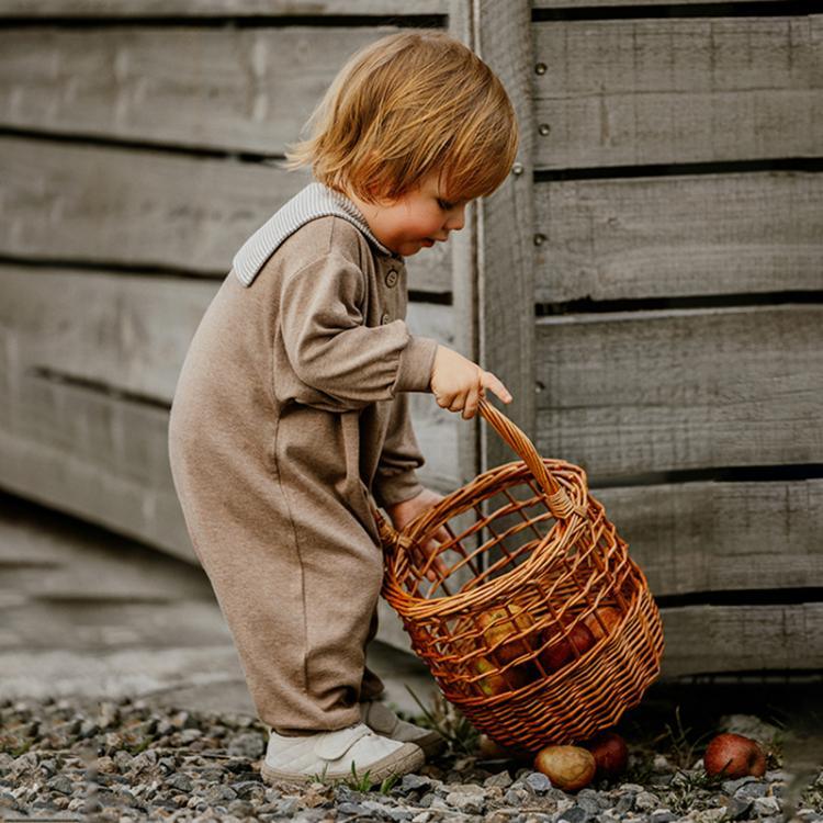 Benzdeer Crawling Clothes Toddler Long Sleeve Jumpsuit, 66cm, 73cm, 80cm, 90cm