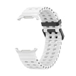 Marine Double Buckle Silicone Watch Band with 3D Curved Film, For Samsung Galaxy Watch Ultra 2025, For Samsung Galaxy Watch Ultra 47mm