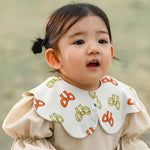 Benzdeer Petal Shape Bib Infants Saliva Towel, Love Heart, Ripple Red and Blue Grid, Ripple Bow, Large Color Grid, Pink and Yellow Stripes, Pink and Blue Stripes, Retro Checkered Flowers, Retro Butterfly, Retro Line Flowers, Retro Umbrella, Tool       ...