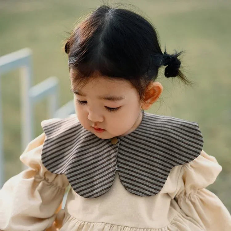 Benzdeer Petal Shape Bib Infants Saliva Towel, Love Heart, Ripple Red and Blue Grid, Ripple Bow, Large Color Grid, Pink and Yellow Stripes, Pink and Blue Stripes, Retro Checkered Flowers, Retro Butterfly, Retro Line Flowers, Retro Umbrella, Tool       ...