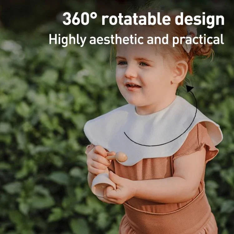 Benzdeer Petal Shape Bib Infants Saliva Towel, Bike